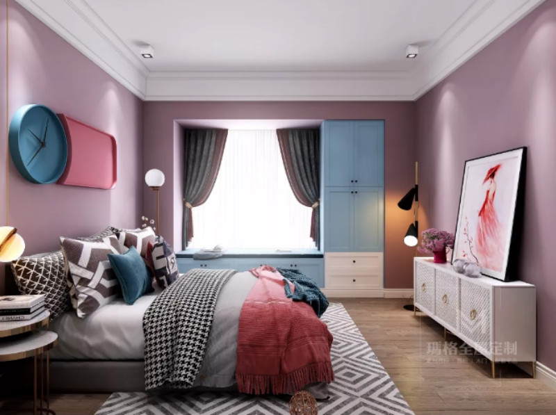 再也不用羡慕别人的卧室，你也可以拥有如此有颜有品的卧室(图5)